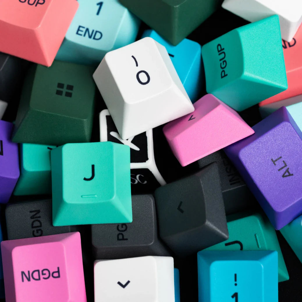 Colorful GPBT keycaps